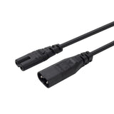 Maxbell Power Extension Cable Supply IEC 320 C8 Plug to C7 for Printer Scanner