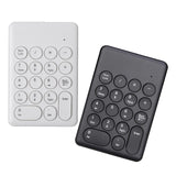 Maxbell Portable 18 Keys 2.4G Wireless Numeric Keypad Number Numpad for PC White