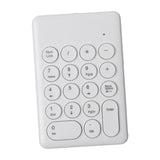 Maxbell Portable 18 Keys 2.4G Wireless Numeric Keypad Number Numpad for PC White