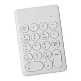 Maxbell Portable 18 Keys 2.4G Wireless Numeric Keypad Number Numpad for PC White
