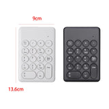 Maxbell Portable 18 Keys 2.4G Wireless Numeric Keypad Number Numpad for PC White