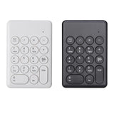 Maxbell Portable 18 Keys 2.4G Wireless Numeric Keypad Number Numpad for PC White
