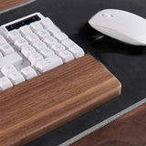 Maxbell Wooden Keyboard Wrist Rest Durable Keyboard Palm Rest Wrist Guard Wrist Pad Length 30cm