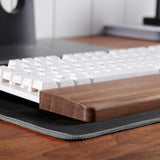 Maxbell Wooden Keyboard Wrist Rest Durable Keyboard Palm Rest Wrist Guard Wrist Pad Length 30cm