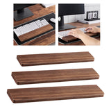 Maxbell Wooden Keyboard Wrist Rest Durable Keyboard Palm Rest Wrist Guard Wrist Pad Length 30cm