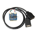 Maxbell M.2 A/E Key to Dual USB 2.0 Cable Durable High Speed Portable High-Quality