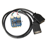 Maxbell M.2 A/E Key to Dual USB 2.0 Cable Durable High Speed Portable High-Quality