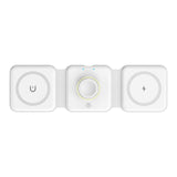 Maxbell 3 in 1 Wireless Charger with Night Light Portable with USB Cable for Office White