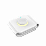 Maxbell 3 in 1 Wireless Charger with Night Light Portable with USB Cable for Office White