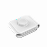 Maxbell 3 in 1 Wireless Charger with Night Light Portable with USB Cable for Office White