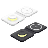 Maxbell Wireless Charger Foldable for iPhone 13/12/SE/11/XS/8 for Mobile Phones White