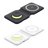 Maxbell Wireless Charger Foldable for iPhone 13/12/SE/11/XS/8 for Mobile Phones White