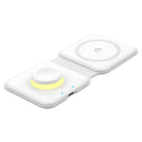 Maxbell Wireless Charger Foldable for iPhone 13/12/SE/11/XS/8 for Mobile Phones White
