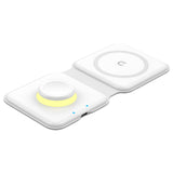 Maxbell Wireless Charger Foldable for iPhone 13/12/SE/11/XS/8 for Mobile Phones White