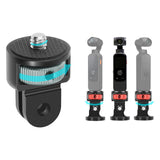 Maxbell Camera Mount Adapter Lightweight Conversion Tripod Adapter for Action Camera Black Titanium