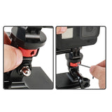 Maxbell Camera Mount Adapter Lightweight Conversion Tripod Adapter for Action Camera Black Titanium