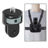 Maxbell Camera Mount Adapter Lightweight Conversion Tripod Adapter for Action Camera Black Titanium
