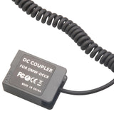 Maxbell Dummy Battery Adapter Spring Cable for Panasonic FZ200 Camera Gx8 G90 G99
