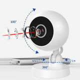 Maxbell Compact Indoor Security Camera HD Video Easy Set up Two Way Audio for Pets