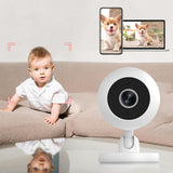 Maxbell Compact Indoor Security Camera HD Video Easy Set up Two Way Audio for Pets