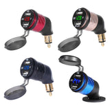 Maxbell Motorbike Dual USB Charger Socket Quick Charge for Motorcycle Accessories