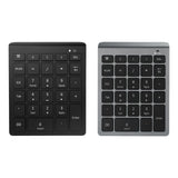 Maxbell Anti Slip Bluetooth Number Pad 28 Keys Number Numpad for PC Windows Computer Black