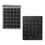 Maxbell Anti Slip Bluetooth Number Pad 28 Keys Number Numpad for PC Windows Computer Black