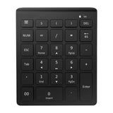 Maxbell Anti Slip Bluetooth Number Pad 28 Keys Number Numpad for PC Windows Computer Black