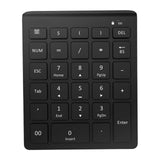 Maxbell Anti Slip Bluetooth Number Pad 28 Keys Number Numpad for PC Windows Computer Black