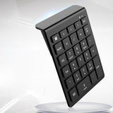 Maxbell Anti Slip Bluetooth Number Pad 28 Keys Number Numpad for PC Windows Computer Black