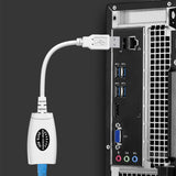 Maxbell USB 2.0 Extender to RJ 45 up to 60M/196ft for USB Flash Disk PC Scanner