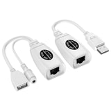 Maxbell USB 2.0 Extender to RJ 45 up to 60M/196ft for USB Flash Disk PC Scanner
