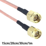 Maxbell SMA Male to SMA Male Adapter RG316 Extension Cable for Extension Cable 300mm