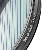 Maxbell Blue Brushed Filter Effect Filter Len Filter for DSLR Cinematice Video 52MM