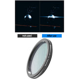 Maxbell Blue Brushed Filter Effect Filter Len Filter for DSLR Cinematice Video 58MM