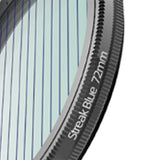 Maxbell Blue Brushed Filter Effects for DSLR Cinematice Video Slr Camera 72MM