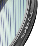 Maxbell Blue Brushed Filter Effects for DSLR Cinematice Video Slr Camera 77MM