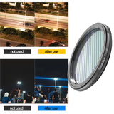 Maxbell Blue Brushed Filter Effects for DSLR Cinematice Video Slr Camera 77MM