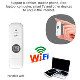 Maxbell 4G USB WiFi Router LTE IEEE802.11B/G/N Standard sim cards 150Mbps