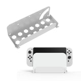 Maxbell Game Console Wall Mounted Holder Bracket Solid Hanger for Organizer Box White
