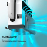 Maxbell Game Console Wall Mounted Holder Bracket Solid Hanger for Organizer Box White