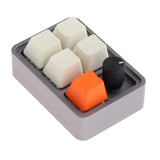 Maxbell Wired Five Keys Mechanical Keyboard USB Portable Durable Mini RGB Keypad Gray