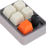 Maxbell Wired Five Keys Mechanical Keyboard USB Portable Durable Mini RGB Keypad Gray