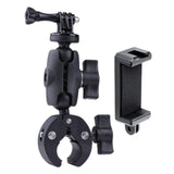 Maxbell Motorcycle Handlebar Camera Mount 1/4 360 Degree Rotary Standard Big Clamp