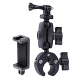 Maxbell Motorcycle Handlebar Camera Mount 1/4 360 Degree Rotary Standard Big Clamp