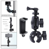 Maxbell Motorcycle Handlebar Camera Mount 1/4 360 Degree Rotary Standard Big Clamp