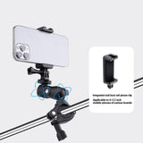 Maxbell Motorcycle Handlebar Camera Mount 1/4 360 Degree Rotary Standard Small Clamp