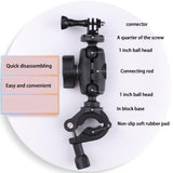 Maxbell Motorcycle Handlebar Camera Mount 1/4 360 Degree Rotary Standard Small Clamp