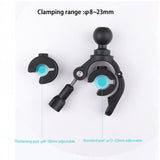 Maxbell Motorcycle Handlebar Camera Mount 1/4 360 Degree Rotary Standard Small Clamp