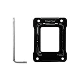 Maxbell CPU Contact Frame Aluminum Alloy Anti Bending for 12TH Gen LGA1700 Black